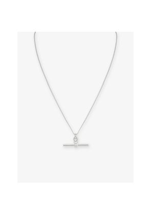Astrid & Miyu Hardware T-Bar 925 Sterling Silver Pendant Necklace