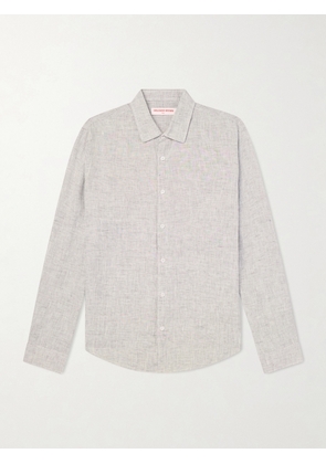 Orlebar Brown - Giles Linen Shirt - Men - Gray - S