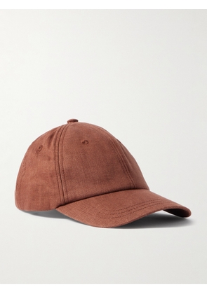 Frescobol Carioca - Fernando Linen Baseball Cap - Men - Brown