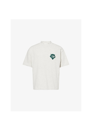 Mens The Couture Club Monogram-Emblem Crew-Neck Cotton T-Shirt