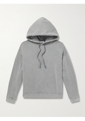 AGOLDE - Salford Cotton-Jersey Hoodie - Men - Gray - XS