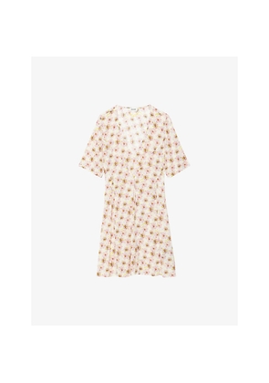 Womens Zadig&Voltaire Rodalas Floral-Print Woven Mini Dress