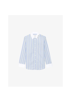 Womens Zadig&Voltaire Morning Relaxed-Fit Striped Cotton Shirt