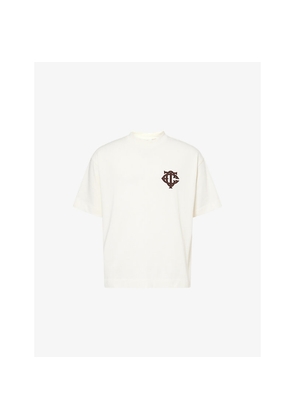 Mens The Couture Club Monogram-Emblem Crew-Neck Cotton T-Shirt