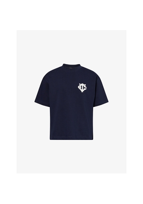 Mens The Couture Club Monogram-Emblem Crew-Neck Cotton T-Shirt