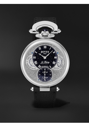 Bovet - 19Thirty Limited Edition Hand-Wound 42mm Stainless Steel Watch, Ref. No. NTS0115 - Men - Blue