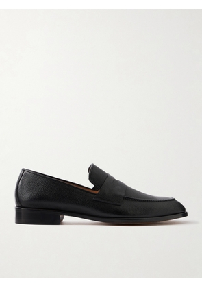 Mr P. - Alder Full-Grain Leather Penny Loafers - Men - Black - UK 7
