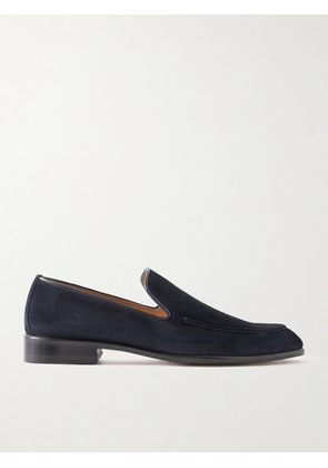 Mr P. - Venetian Suede Loafers - Men - Blue - UK 7