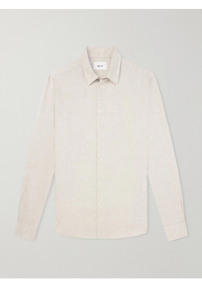 NN07 - Enzo 5708 Linen Shirt - Men - Neutrals - S