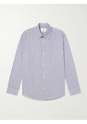 NN07 - Striped Cotton Shirt - Men - Blue - S