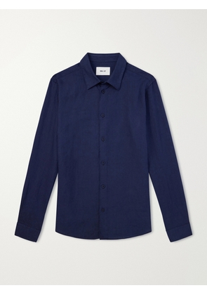 NN07 - Enzo 5708 Linen Shirt - Men - Blue - S