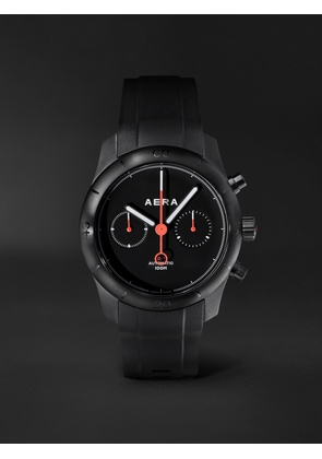 Aera - C-1 Chrono Automatic Chronograph 42mm Stainless Steel and Scuba Watch, Ref. No. C-1 Shadow - Men - Black
