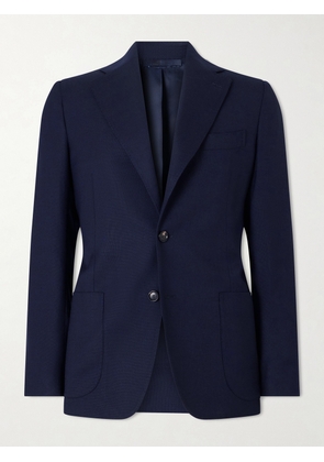De Petrillo - Wool-Hopsack Blazer - Men - Blue - IT 46