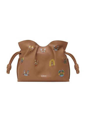 Cats mini Flamenco clutch in nappa calfskin