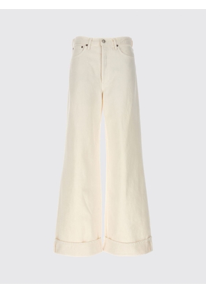 Jeans AGOLDE Woman color White