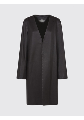 Fur Coat FENDI Woman color Violet