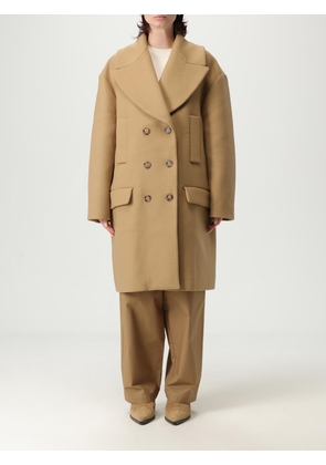 Coat MOSCHINO JEANS Woman color Brown