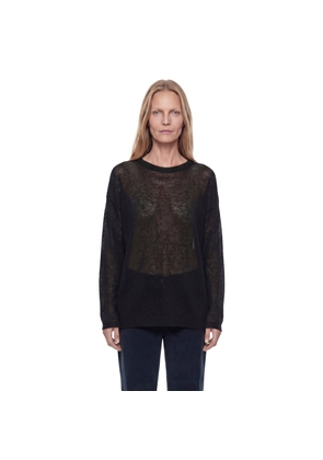 Long Open Weave Sweater