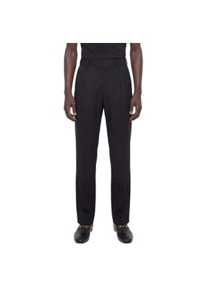 Wool Silk Twill Pants