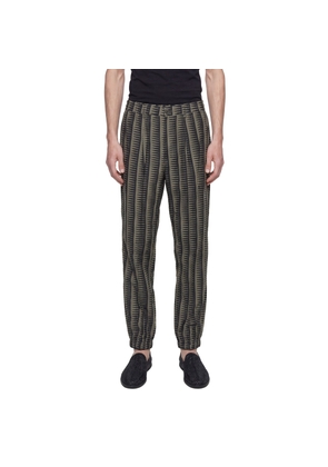 All-Over Print Lyocell-Blend Trousers