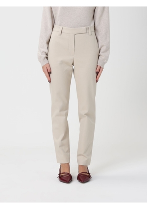 Pants BRUNELLO CUCINELLI Woman color White