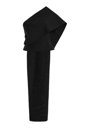 Róhe One-Shoulder Wool-Blend Cape Top - Moda Operandi