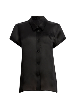 Khaite Keefe Silk Charmeuse Shirt - Moda Operandi