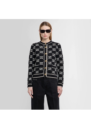 Gg Wool Bouclé Jacquard Cardigan