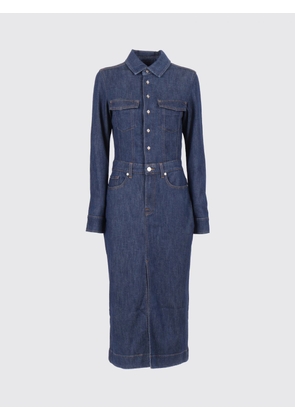 Dress 7 FOR ALL MANKIND Woman color Blue