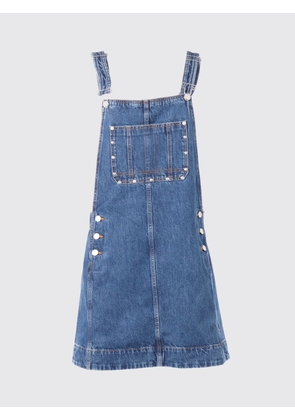 Dress 7 FOR ALL MANKIND Woman color Blue