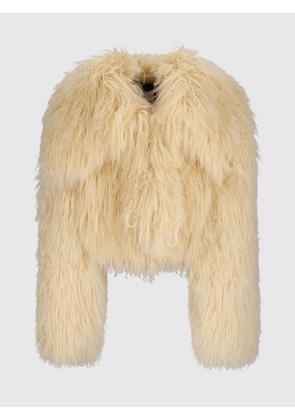Fur Coat THE ATTICO Woman color Beige