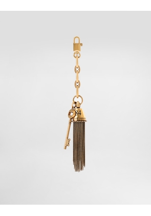 Dolce & Gabbana Metal Charm Keychain - Woman Wallets And Small Leather Goods Gold Onesize