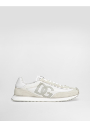 Dolce & Gabbana Mixed-material Dg Cushion Sneakers - Man Sneakers White 41