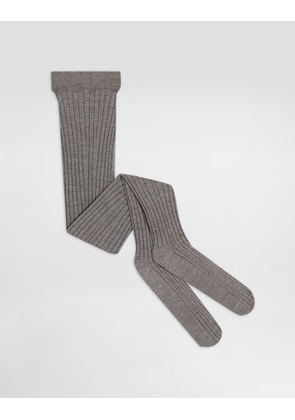 Dolce & Gabbana Hold-up Socks - Woman Socks And Tights Gray S