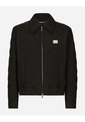 Dolce & Gabbana Quilted Jacket - Man Coats And Jackets Black 48