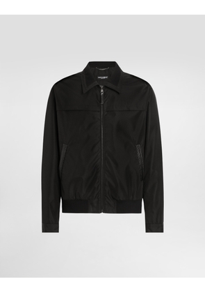 Dolce & Gabbana Canvas Bomber Jacket With Tag - Man Coats And Jackets Black 48