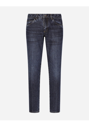 Dolce & Gabbana Regular Jeans - Man Denim Multi-colored 54