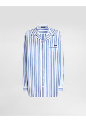 Dolce & Gabbana Striped Poplin Vanity Shirt - Man Shirts Multicolor 41