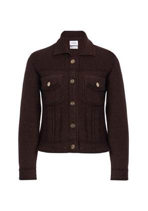 Barrie Fitted Cashmere-Denim Jacket - Moda Operandi