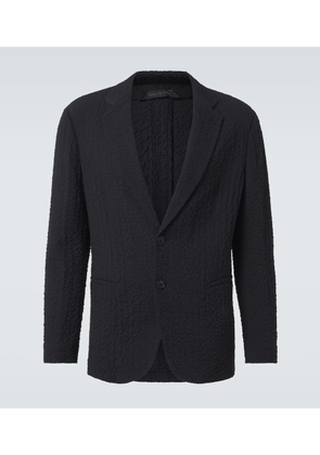 Giorgio Armani Wool seersucker blazer
