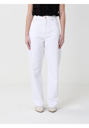 Jeans ALBERTA FERRETTI Woman color White