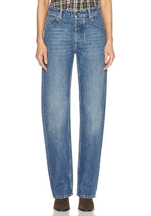 Bottega Veneta Straight Leg Jeans in Mid Blue - Blue. Size 38 (also in ).