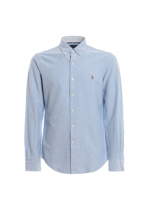 Polo Ralph Lauren Logo Embroidered Oxford Cotton Shirt