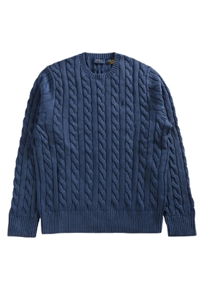 Polo Ralph Lauren Mens Garment-Dyed Cable Knit Sweater