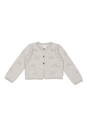 Marie Chantal Pointelle Angel Wing Cardigan