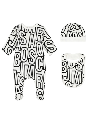 Little Marc Jacobs Logo-Print Babygrow Set