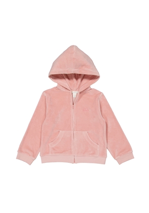 Marie Chantal Kids Angel Wing Velour Hoodie