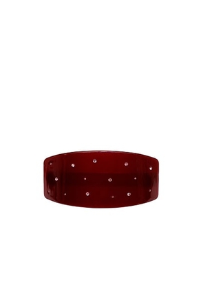 Emi Jay Ponytail Barrette in Mulled Magic - Burgundy. Size all.