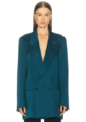 Dries Van Noten Blink Jacket in Petrol - Blue. Size S (also in ).