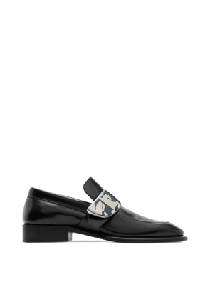 Burberry Shield Leather Loafers